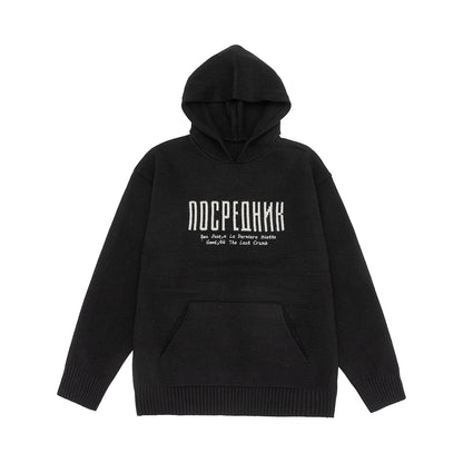 Long Sleeve  Round Neck  Loose Fit  Knit Sweater