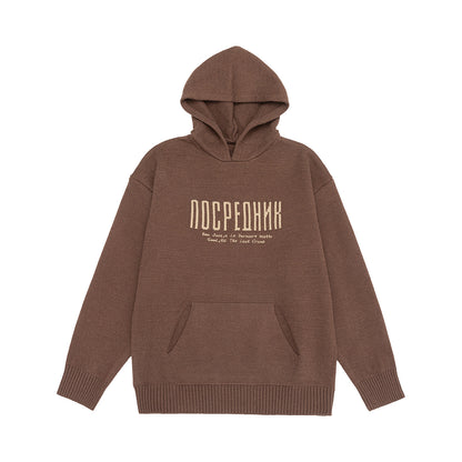 Long Sleeve  Round Neck  Loose Fit  Knit Sweater