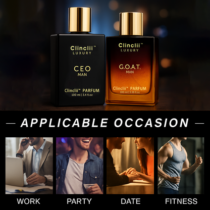 Final 3 Hours: 60%OFF🔥Gentlemen’s Fragrance Set with CEO MAN Perfume & G.O.A.T MAN Aroma